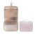 Qwesure Xixi Bolsa de viaje bolsa de cosméticos con gancho portátil de gran capacidad mujer bolsa de aseo seco húmedo separación bolso, albaricoque, Casual